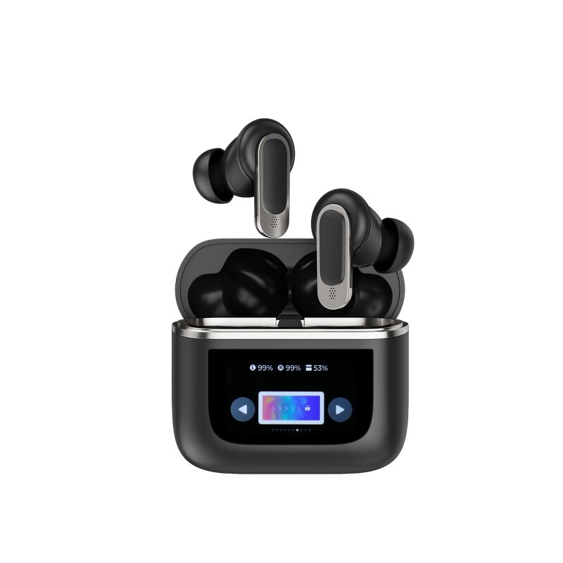 Wireless Earbuds Manufacturer - OEM Noise Canceling V8 LCD Touch Screen Waterproof In-Ear