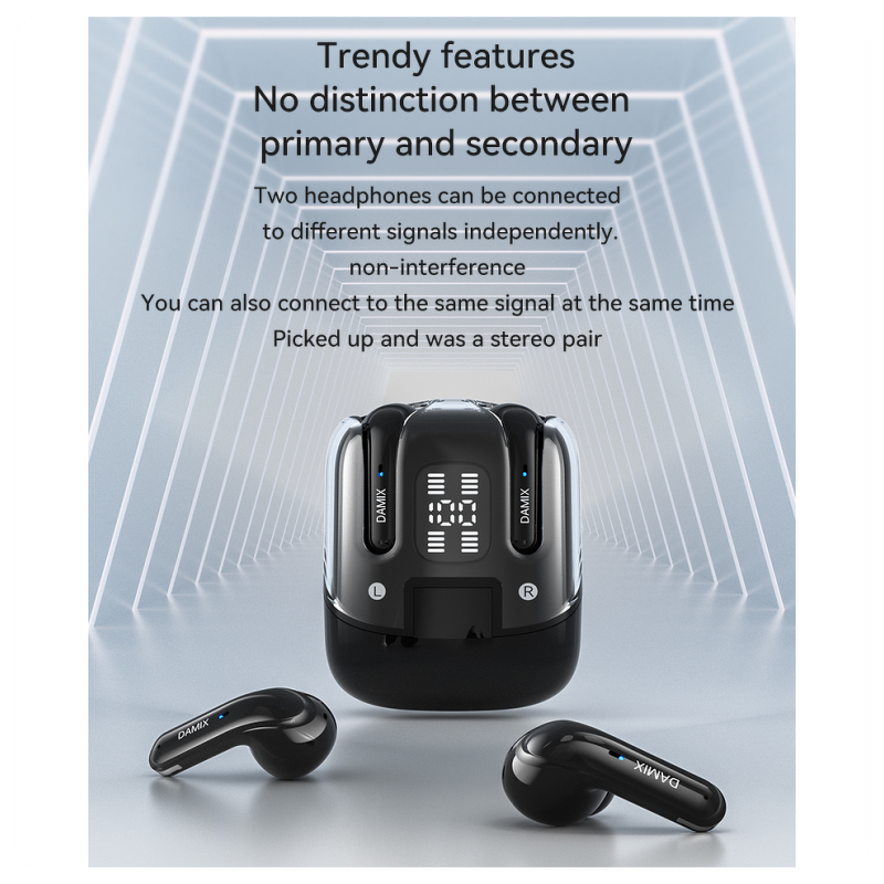 TWS Earphones Manufacturer - OEM DX16 Couple Model HIFI Noise Cancelling Ultra-Long Battery