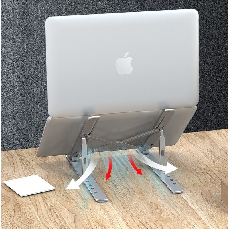 Laptop Stand Manufacturer - OEM Ergonomic Portable Adjustable Aluminum Alloy Folding Height Adjustment