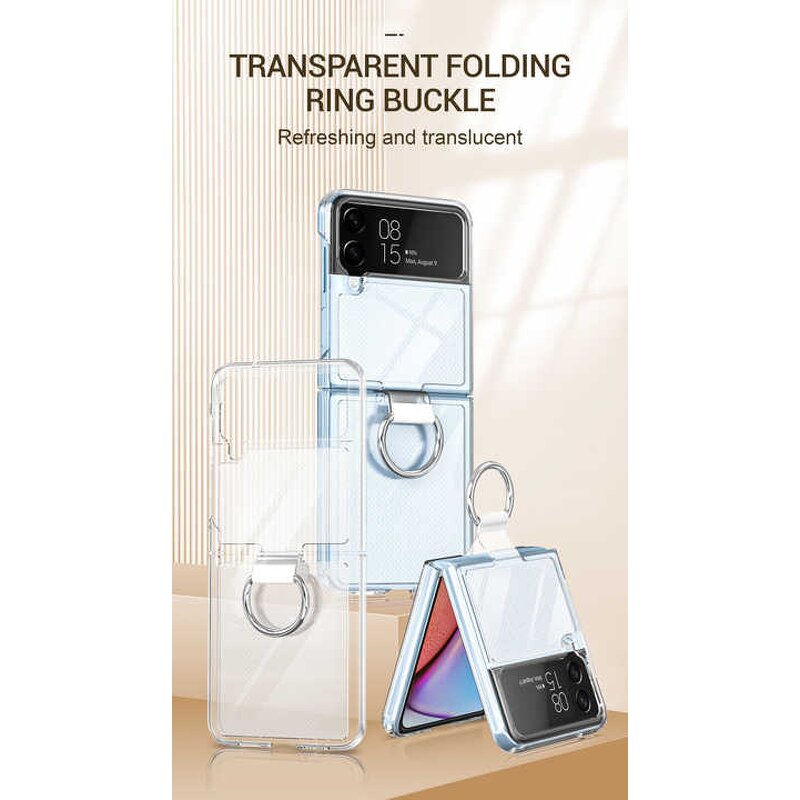 Phone Case Factory - OEM for Samsung Z Flip 4 3 With Ring Electroplated