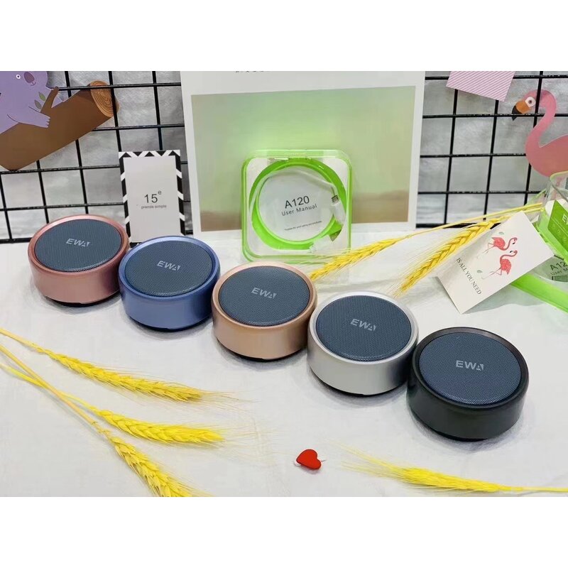 Metal Portable BT Speaker Factory - OEM EWA A120 Mini Best Wireless Sound Card 5W Subwoofer
