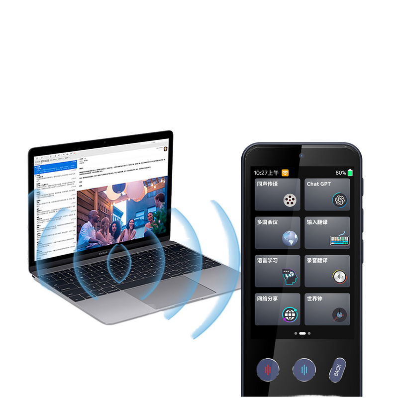 Intelligent Speech Translator Factory - OEM Z9 4G WIFI Instant Accurate Offline Real-time Synchronous Translation