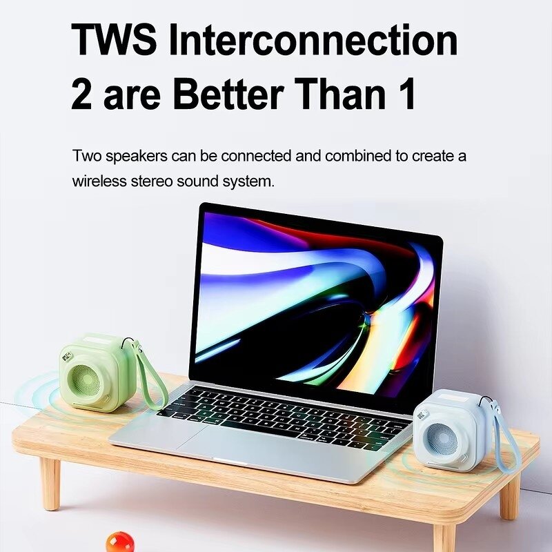 Retro Wireless BT Speaker Factory - OEM EWA-A132 Mini Portable Cute Creative Gift for Home