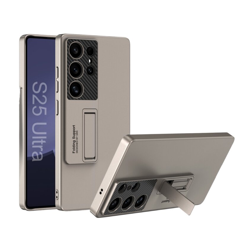 Phone Case Factory - OEM Shockproof Matte TPU PU Leather with Kickstand for Samsung