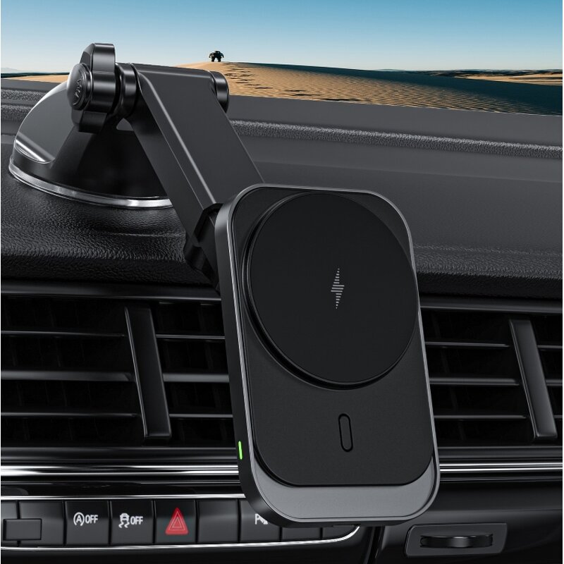 Auto Wireless Charger Supplier - OEM Newest 15W Fast Magnetic QC3.0 PD ABS Car Phone Holder