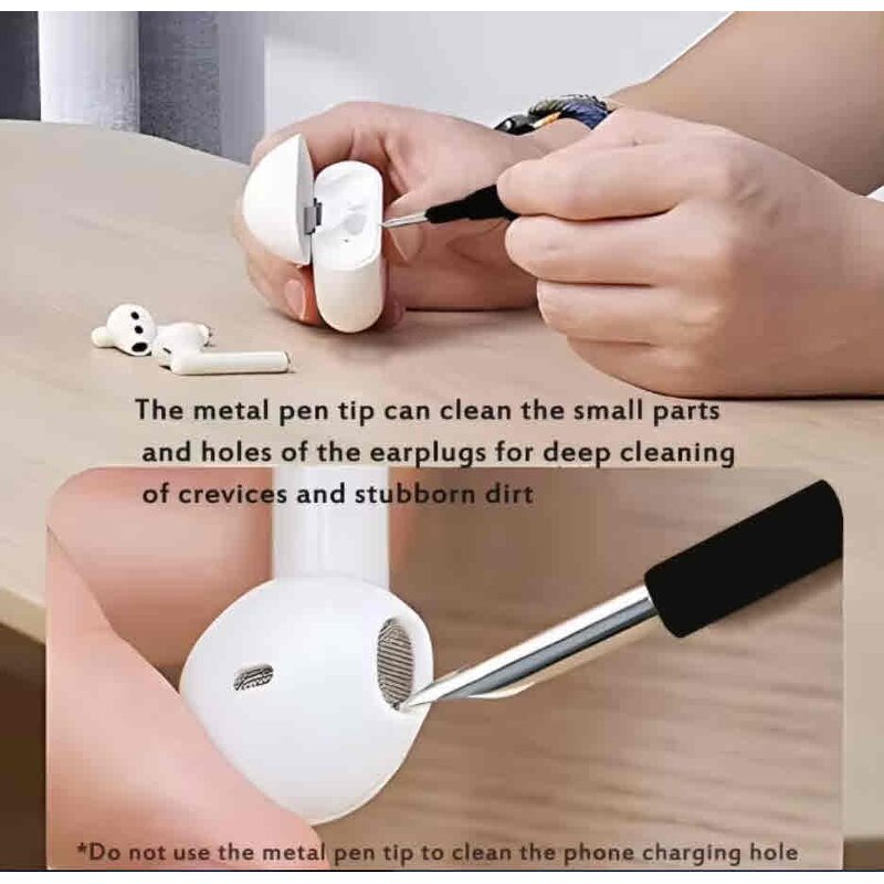 Earbuds Cleaning Pen Manufacturer - OEM Pen Shape with Soft Brush for Wireless Earphones