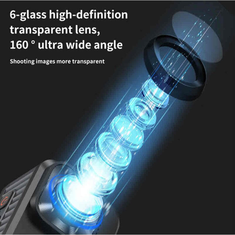 Bike Action Camera Supplier - OEM Waterproof 5K 30FPS Headband Shockproof Bare-Metal Neutral OEM