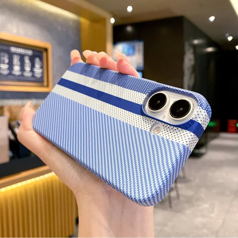 Phone Case Factory - OEM Carbon Fiber Magnetic Hard Shell STAR Design for iPhone