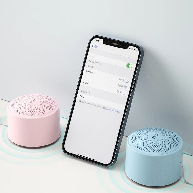 Wireless Speaker Supplier - OEM New EWA-A124 BT Portable Mini Aluminum Subwoofer 5W Output