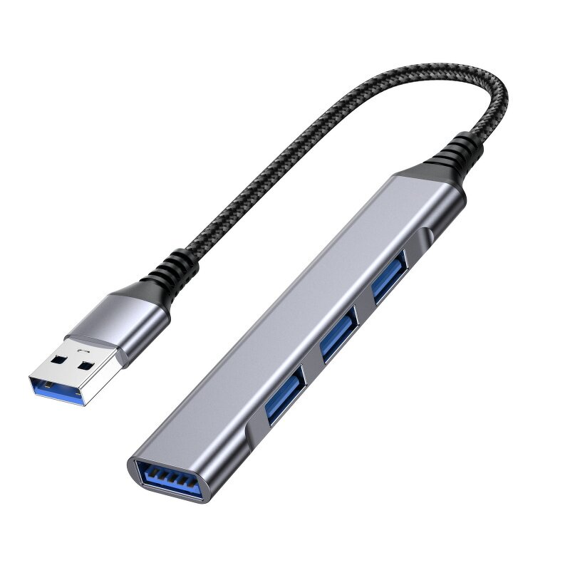 USB Hub Factory - OEM Aluminum Alloy 4 in 1 Type-c USB 3.0 2.0 Splitter 4 Ports Docking Station