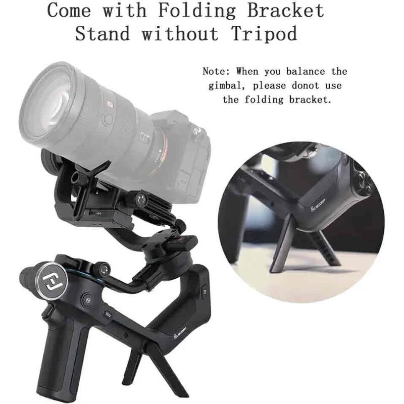 Handheld Gimbal Factory - OEM FeiyuTech SCORP-C 3-Axis Stabilizer Handle Grip for DSLR Camera