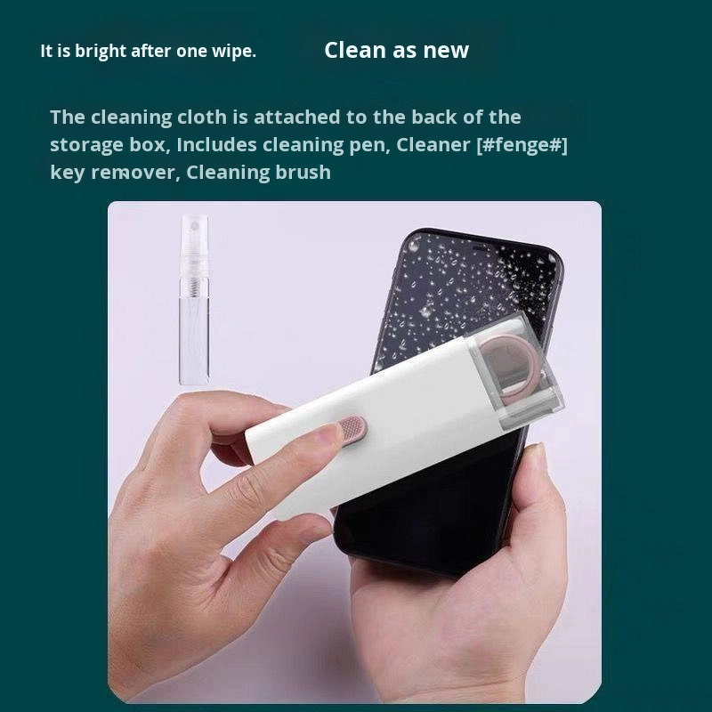 Multifunctional PVC Cleaning Kit Supplier - OEM 7-in-1 Hand Design for Airpods Pro Screen Laptop Phone