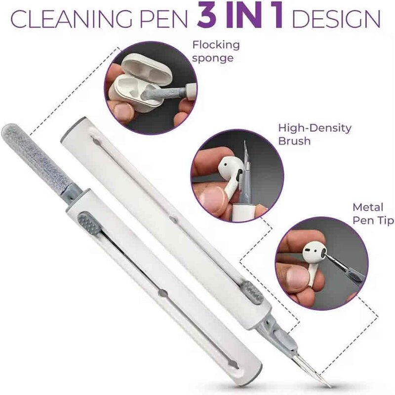 Earphone Cleaning Brush Factory - OEM Soft Headphone Case Cleaning Tool Plastic Cleaner Kit