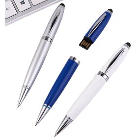 USB Flash Drive Stylus Supplier - OEM 2.0 Stylus Touch Pen Metal Construction New Box 1GB 8GB