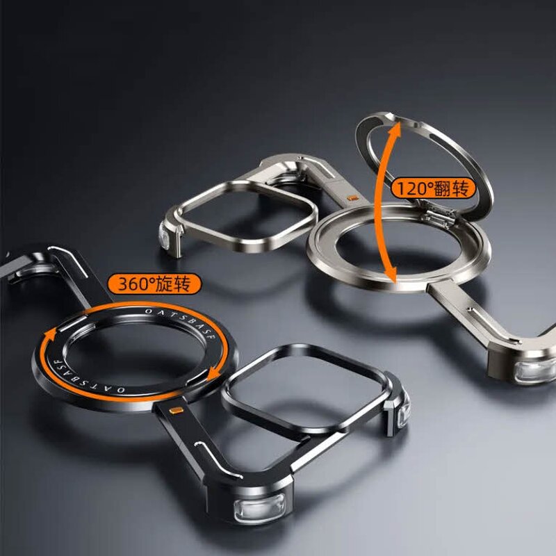 Phone Case Supplier - OEM Aluminum Frameless Bumper with Kickstand Magnetic Stand