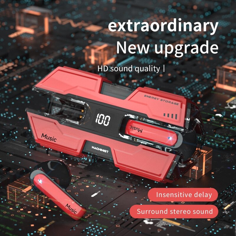 TWS Headset Manufacturer - OEM G20 Gaming with LED Display Mic Sport In-Ear JL Chipset