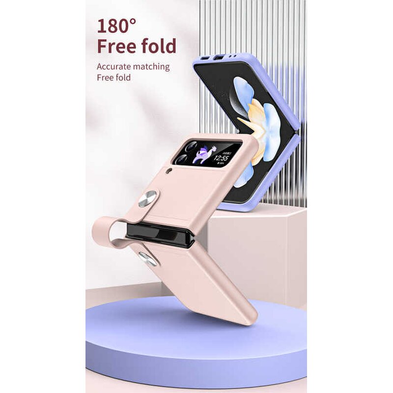 Phone Cases Supplier - OEM Strap-type Plain for Samsung Galaxy Z Flip 7