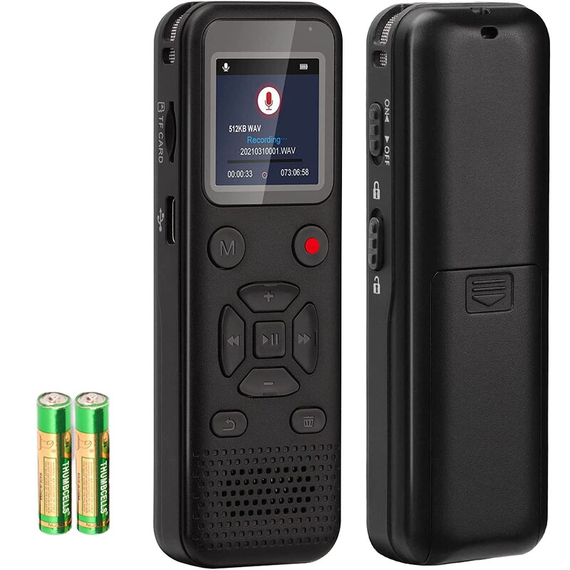 Portable Digital Recorder Supplier - OEM with Noise Reduction AAA Battery MP3 Music Playback Format