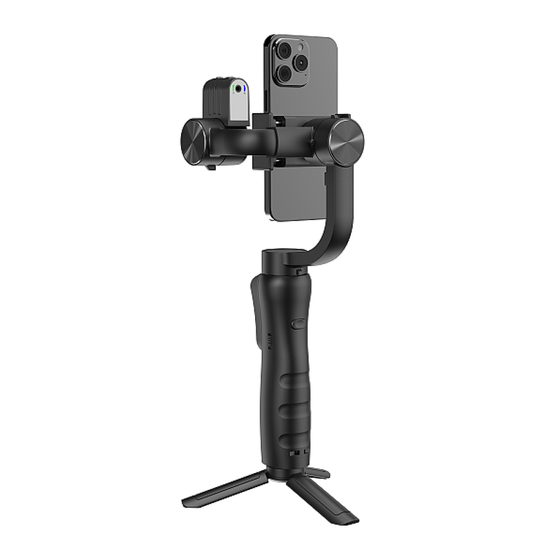 AI Face Tracking Gimbal Supplier - OEM S5Bpro 360 Auto with Ultra Wide Lens Angle AI Module LED