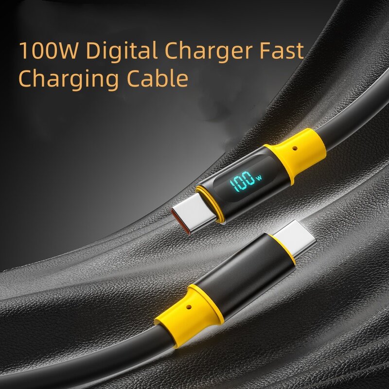 USB Type Data Cable Manufacturer - OEM 100W Super Fast LED Real-Time Digital Display for iPhone