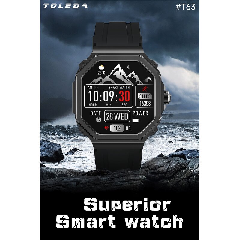 Smartwatch Manufacturer - OEM T63 BT Talking AMOLED Heart Rate Oximetry Blood Pressure
