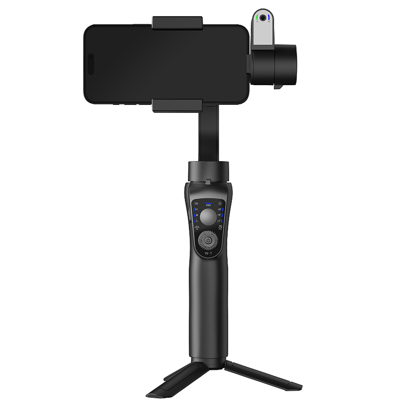 AI Face Tracking Gimbal Supplier - OEM S5Bpro 360 Auto with Ultra Wide Lens Angle AI Module LED