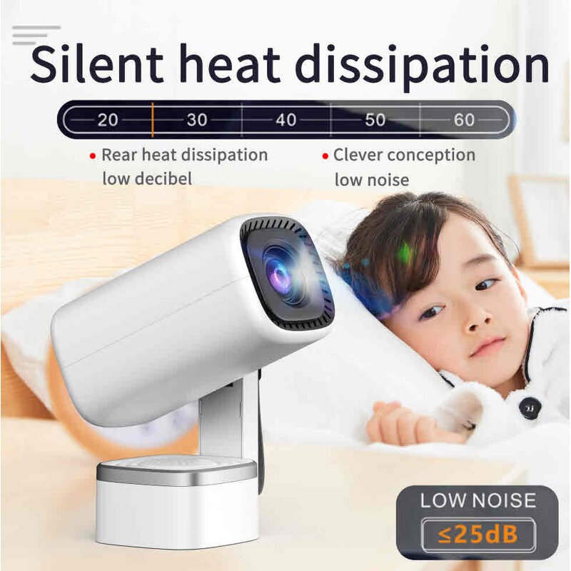 Portable Mini Projector Factory - OEM P36 4K with Built-in Speakers WiFi 6 Android Auto Focus