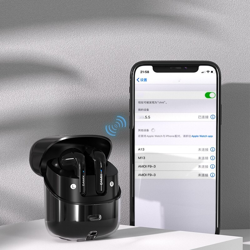 TWS Earphones Manufacturer - OEM DX16 Couple Model HIFI Noise Cancelling Ultra-Long Battery