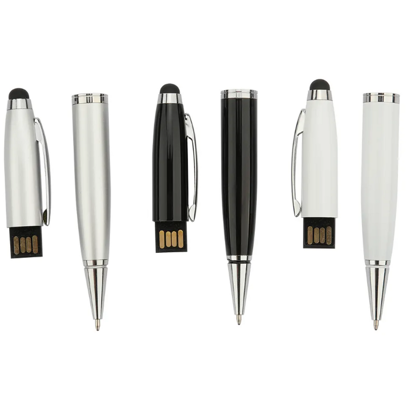 USB Flash Drive Stylus Supplier - OEM 2.0 Stylus Touch Pen Metal Construction New Box 1GB 8GB