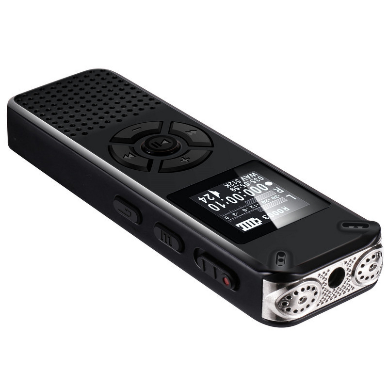 Digital Voice Recorder MP3 Player Factory - OEM V91 with Voice Activated Mode Metal Design USB for Meetings