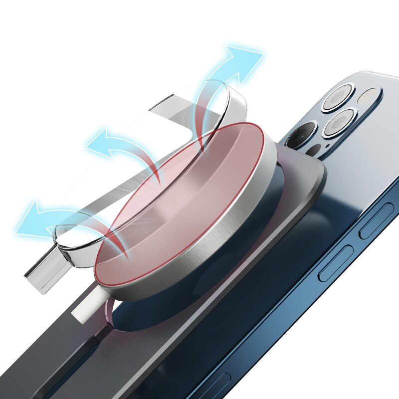 Portable Charger Holder Manufacturer - OEM Customizable Aluminum with Logo Waterproof Flexible for Magsafe