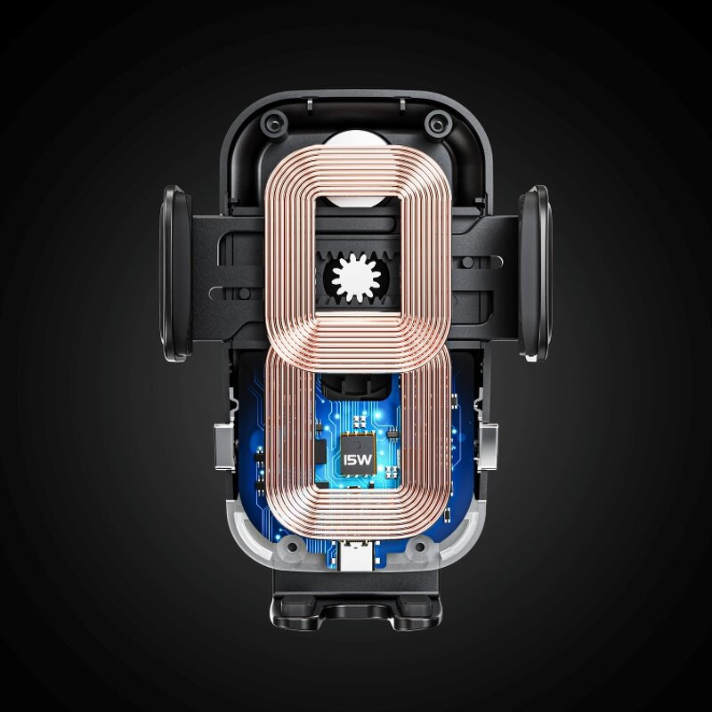 Car Wireless Charger Supplier - OEM 2024 Best 15W Super Stable PD Fast Anti-Shaking Stand