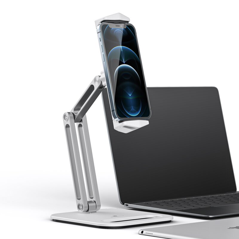 Tablet Stand Supplier - OEM 2024 Customized Online Course Heavy Duty Retractable 360 Degree Aluminum