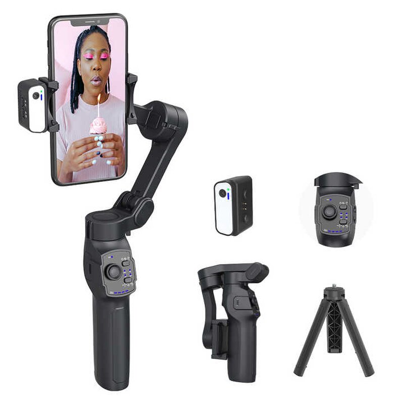 Portable Gimbal Stabilizer Supplier - OEM L9 Lite Foldable with AI Tracking Ultra Wide Angle Lenses