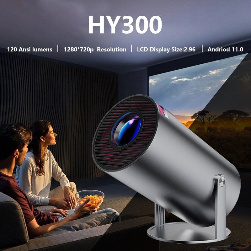 Home Theater Projector Supplier - OEM Hot Selling HY300 Portable Smart with HD Fast Wireless Connection