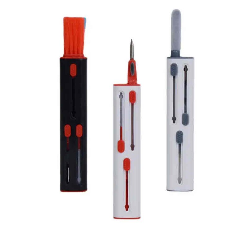 Multifunctional Pen Cleaner Factory - OEM Custom 4 in 1 Keyboard Cleaning Dust Wireless Earphone Brush