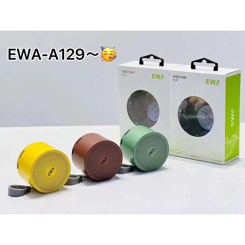 Outdoor Pendant Speaker Supplier - OEM EWA A129 Portable Lanyard Mini Steel Cannon BT 5.0 Audio