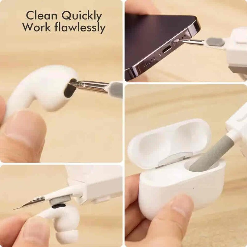 Earphone Cleaning Brush Factory - OEM Soft Headphone Case Cleaning Tool Plastic Cleaner Kit