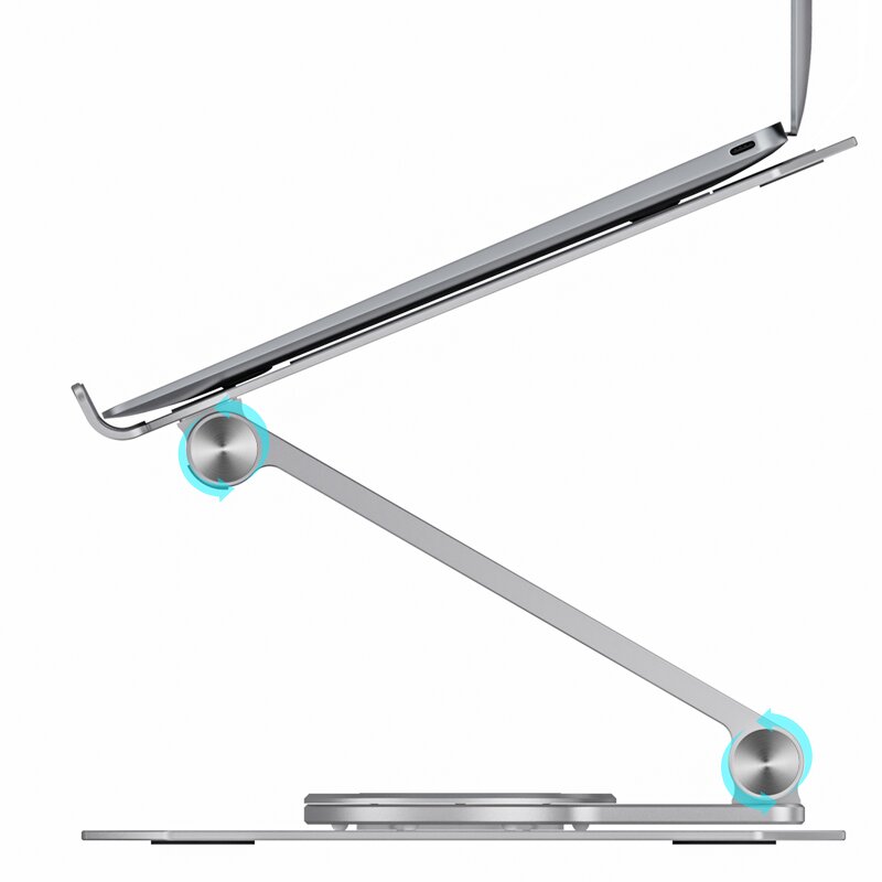 Laptop Lifter Stand Manufacturer - OEM Best Selling Aluminum Alloy 360 Degree Rotating Swivel Ergonomic