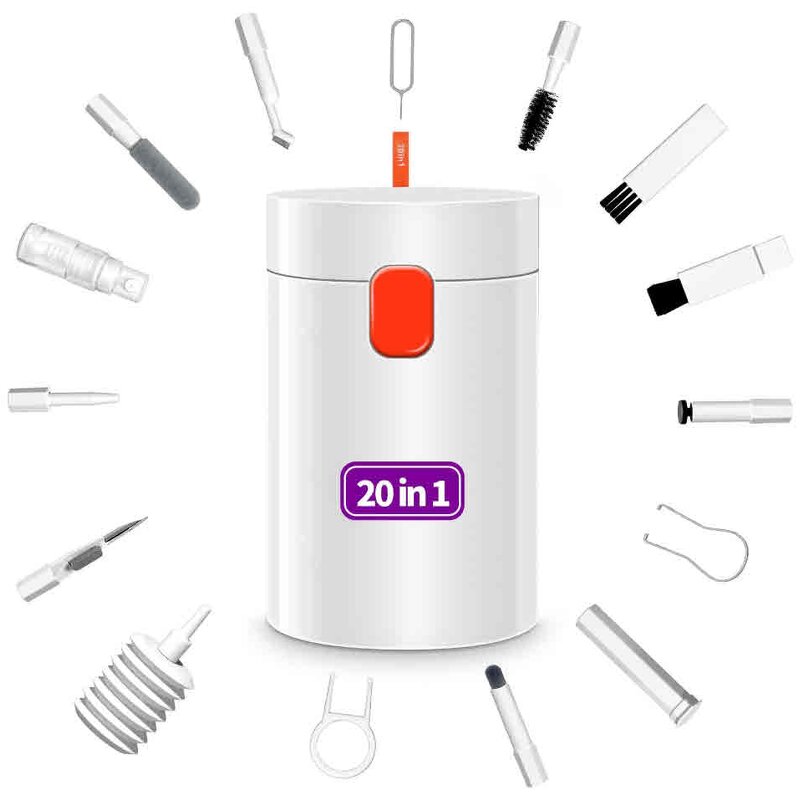 Electronics Cleaner Kit Factory - OEM 20 In-1 Keyboard Cleaner Portable for Cell Phone Laptop