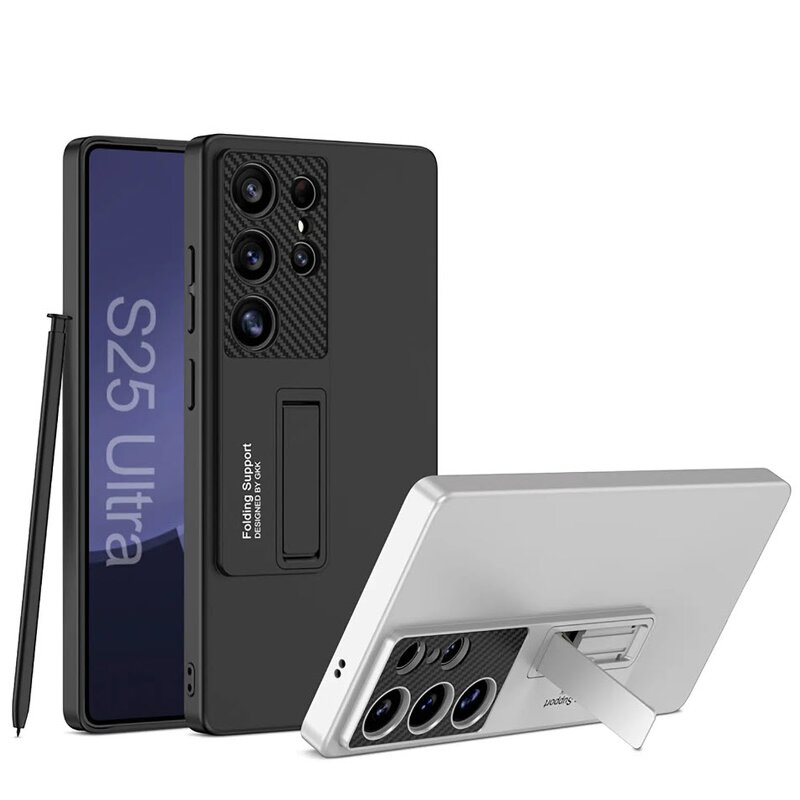 Phone Case Factory - OEM Shockproof Matte TPU PU Leather with Kickstand for Samsung