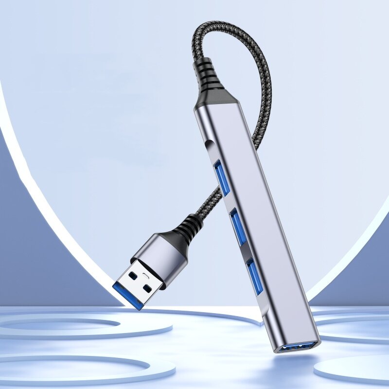 USB Hub Factory - OEM Aluminum Alloy 4 in 1 Type-c USB 3.0 2.0 Splitter 4 Ports Docking Station