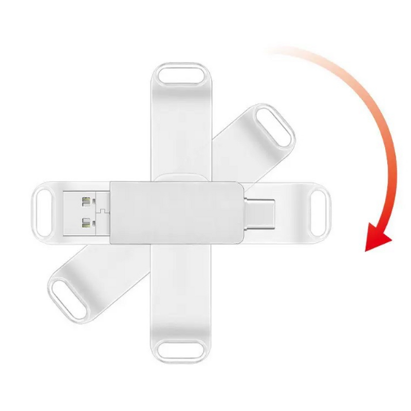 Type-C Flash Drive Supplier - OEM New Arrival 3.0 Metal C OTG with Customized Engraved Logo 16GB 128GB