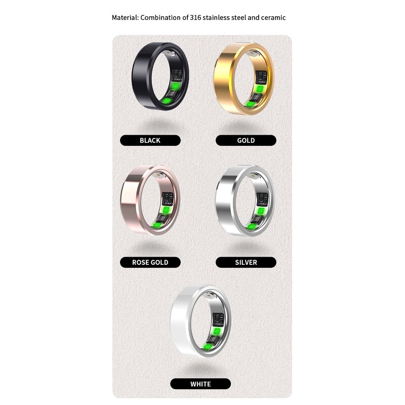 Smart Ring Factory - OEM C3 IQ Charging With Cable Depth Waterproof High-preformance