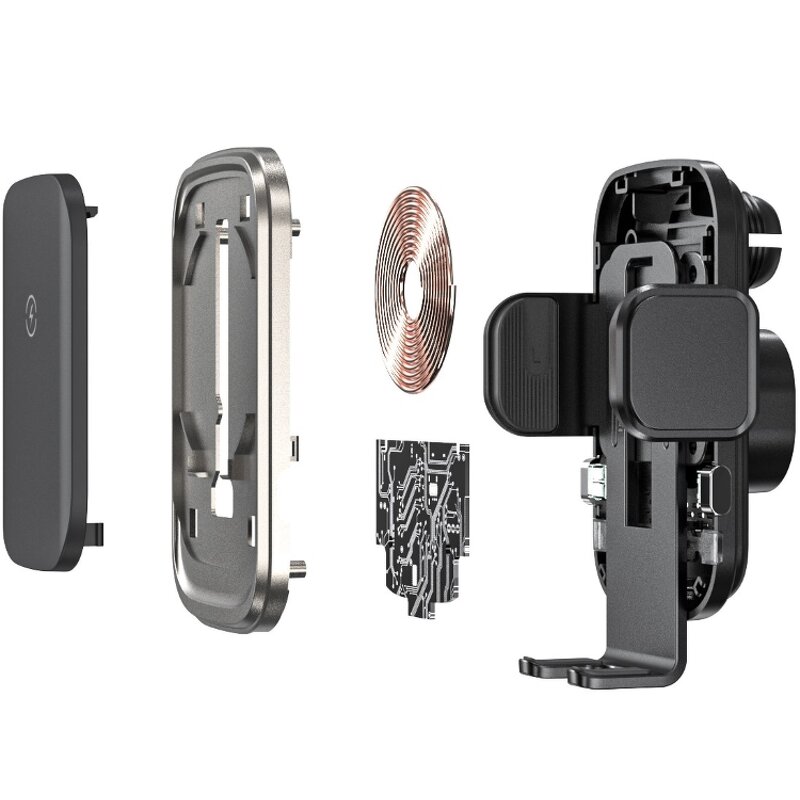 Car Wireless Charger Manufacturer - OEM 2024 Best 15W Super Stable PD Fast Anti-Shaking ABS