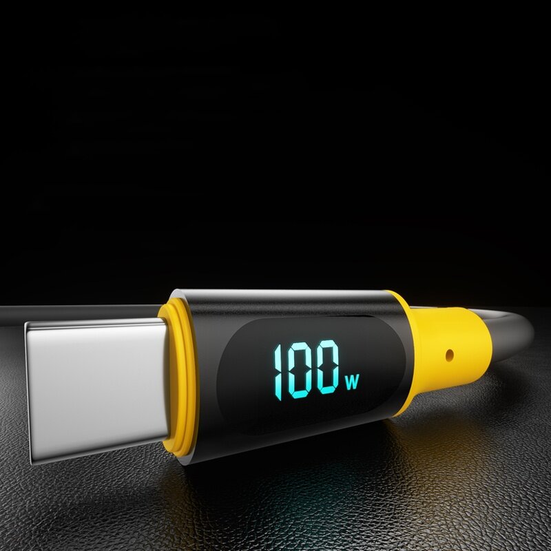 USB Type Data Cable Manufacturer - OEM 100W Super Fast LED Real-Time Digital Display for iPhone