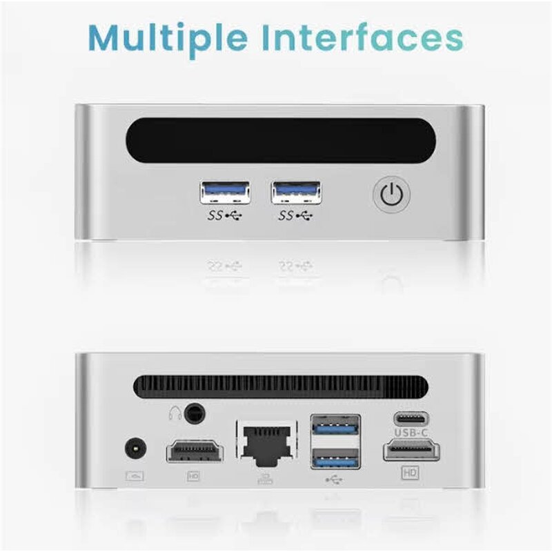 Home PC Supplier - OEM GM Mini Desktop Ryzen R7-5700U with 512MB GDDR4 Video AMD DDR4 SSD