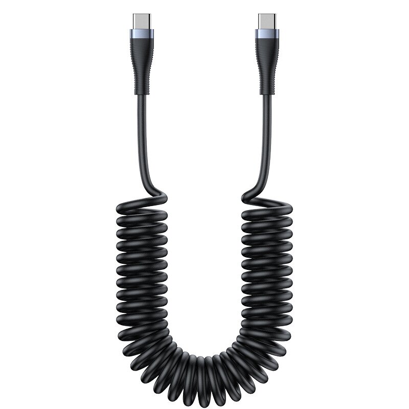 Car Data Cable Manufacturer - OEM Carplay Spring Retractable 5A Fast for Android Type-C