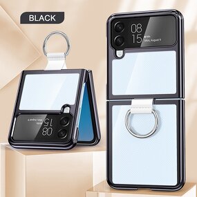 Phone Case Factory - OEM for Samsung Z Flip 4 3 With Ring Electroplated