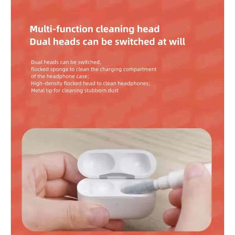 Keyboard Cleaning Brush Supplier - OEM 3-in-1 4kb Removable Brush Headphone Cleaning Pen Key Puller